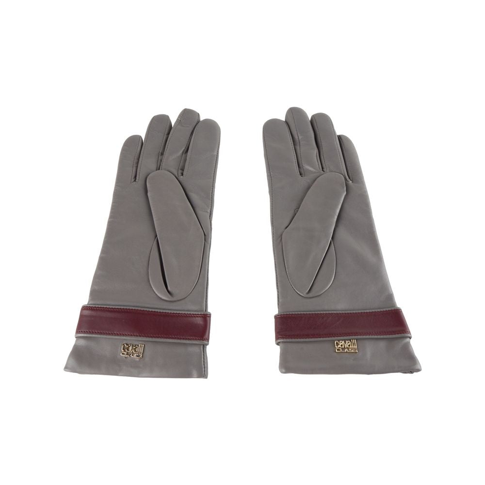 Cavalli Class Elegant Lambskin Leather Gloves - Luksusmuotia Cavalli Class - Tutustu YVES JAVANNI® 