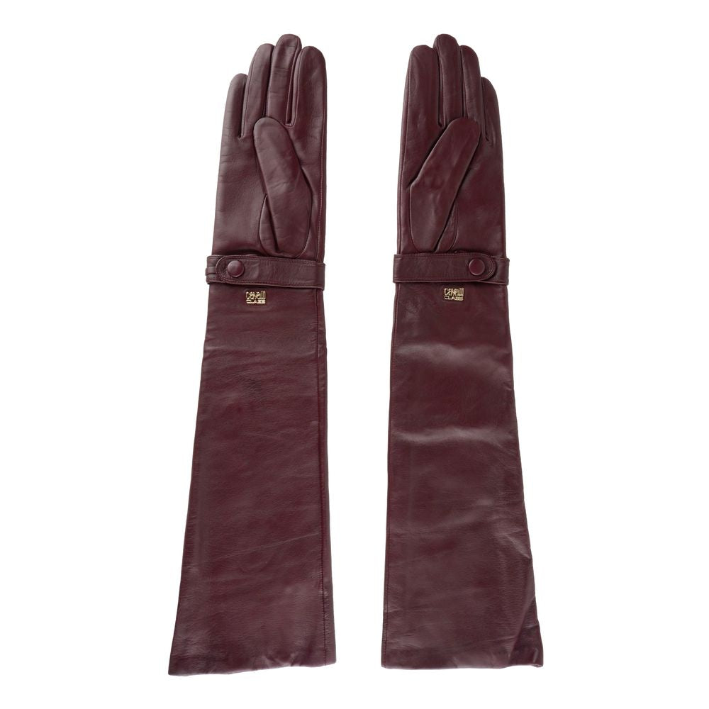 Cavalli Class Elegant Lambskin Leather Gloves In Radiant Pink - Luksuslaukut ja asusteet Cavalli Class - Tutustu YVES JAVANNI® 