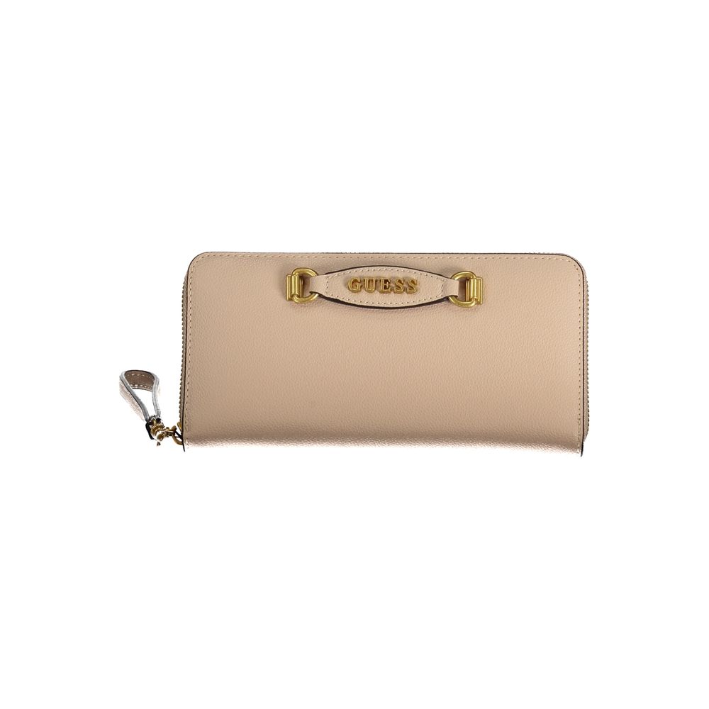 Guess Beige Polyethylene Wallet - Luksusmuotia Guess Jeans - Tutustu YVES JAVANNI® 