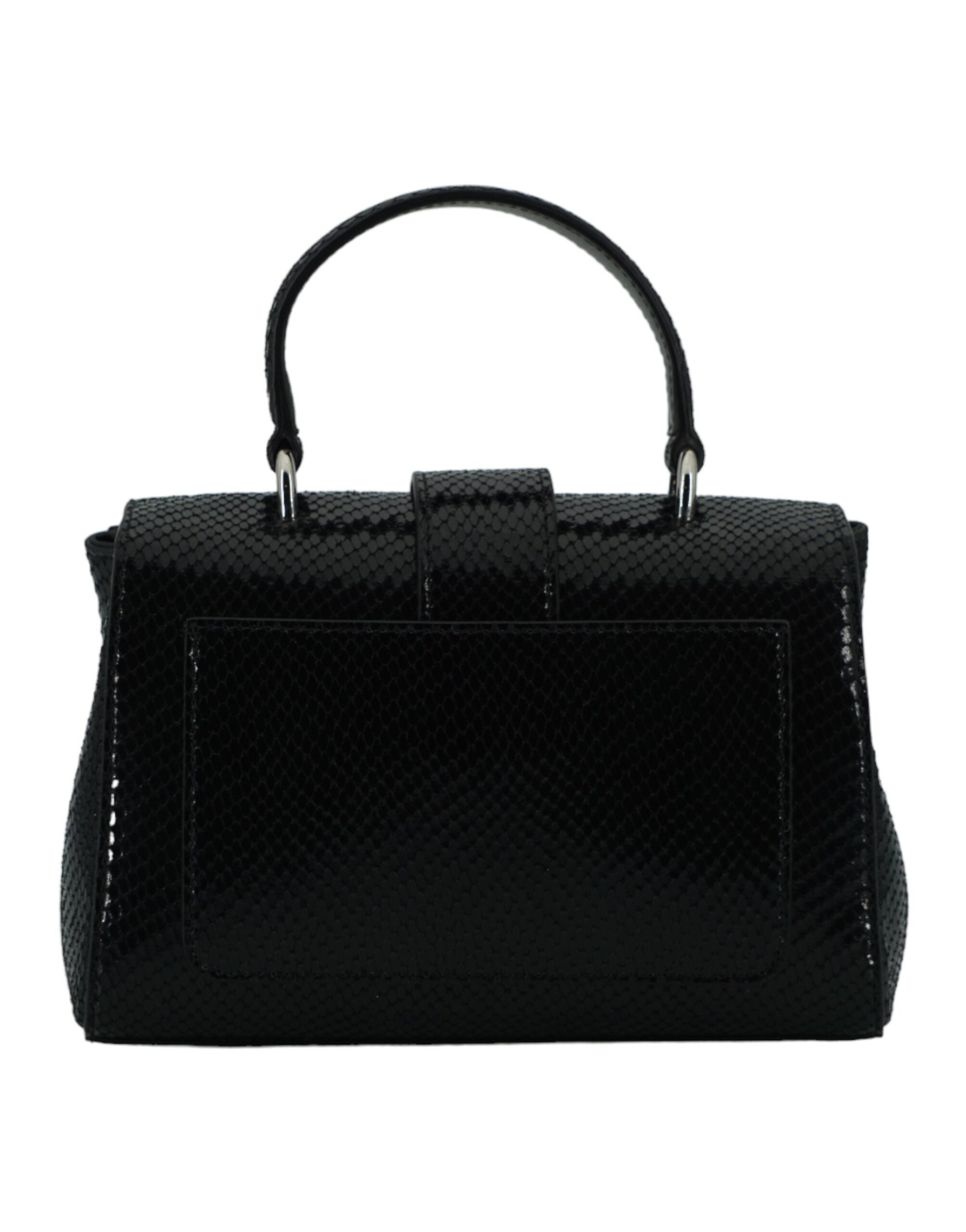 Jimmy Choo Black Leather Top Handle Shoulder Bag - Luksusmuotia Jimmy Choo - Tutustu YVES JAVANNI® 