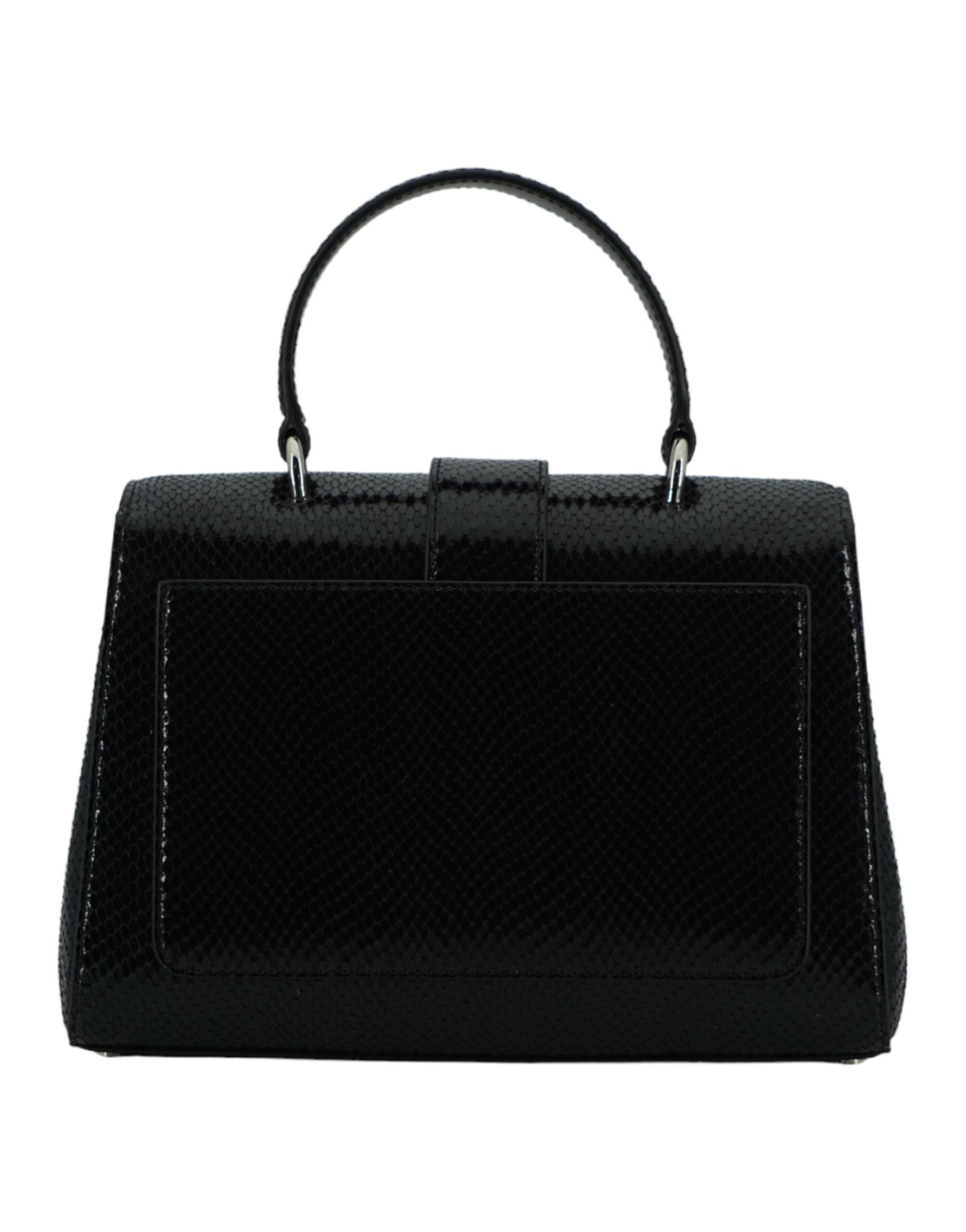 Jimmy Choo Black Leather Top Handle Shoulder Bag - Luksusmuotia Jimmy Choo - Tutustu YVES JAVANNI® 