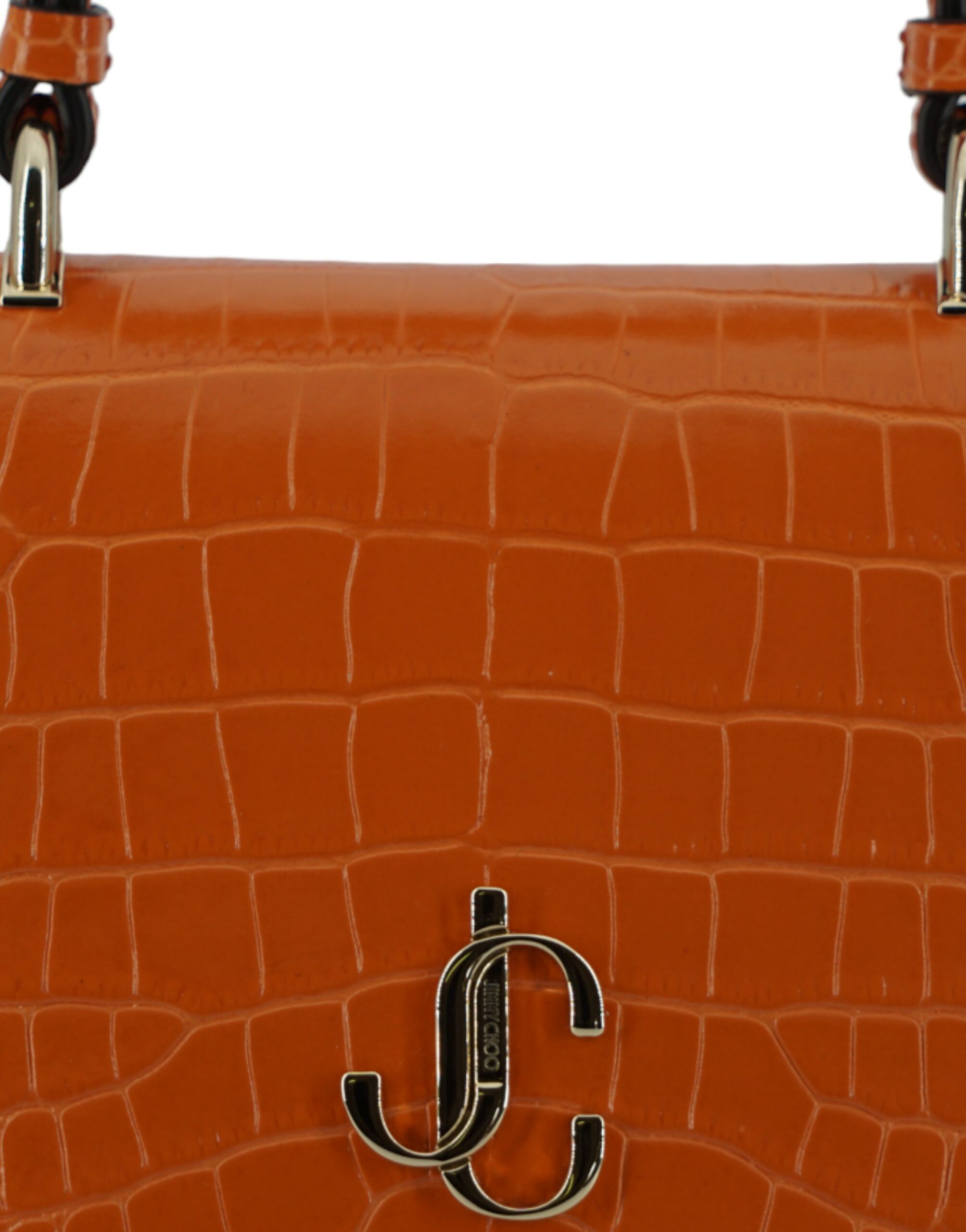 Jimmy Choo Orange Leather Top Handle and Shoulder Bag - Luksusmuotia Jimmy Choo - Tutustu YVES JAVANNI® 