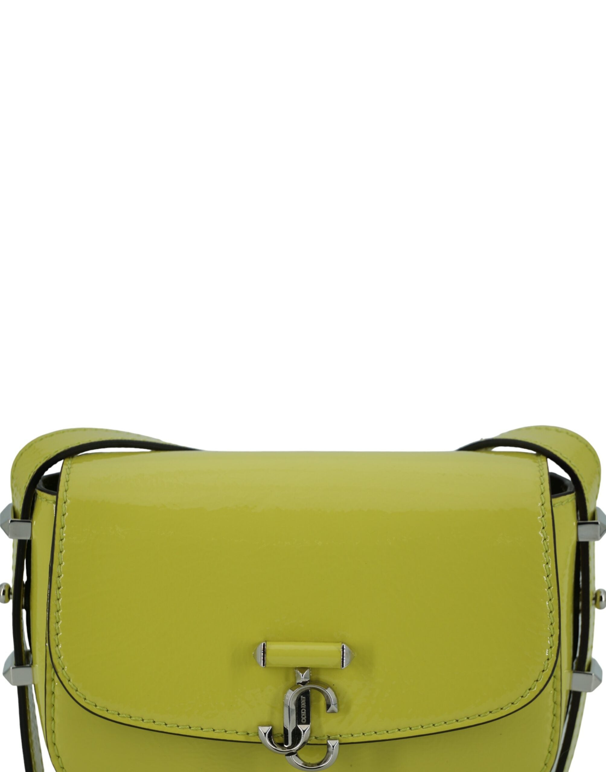 Jimmy Choo Lime Yellow Leather Small Shoulder Bag - Luksusmuotia Jimmy Choo - Tutustu YVES JAVANNI® 