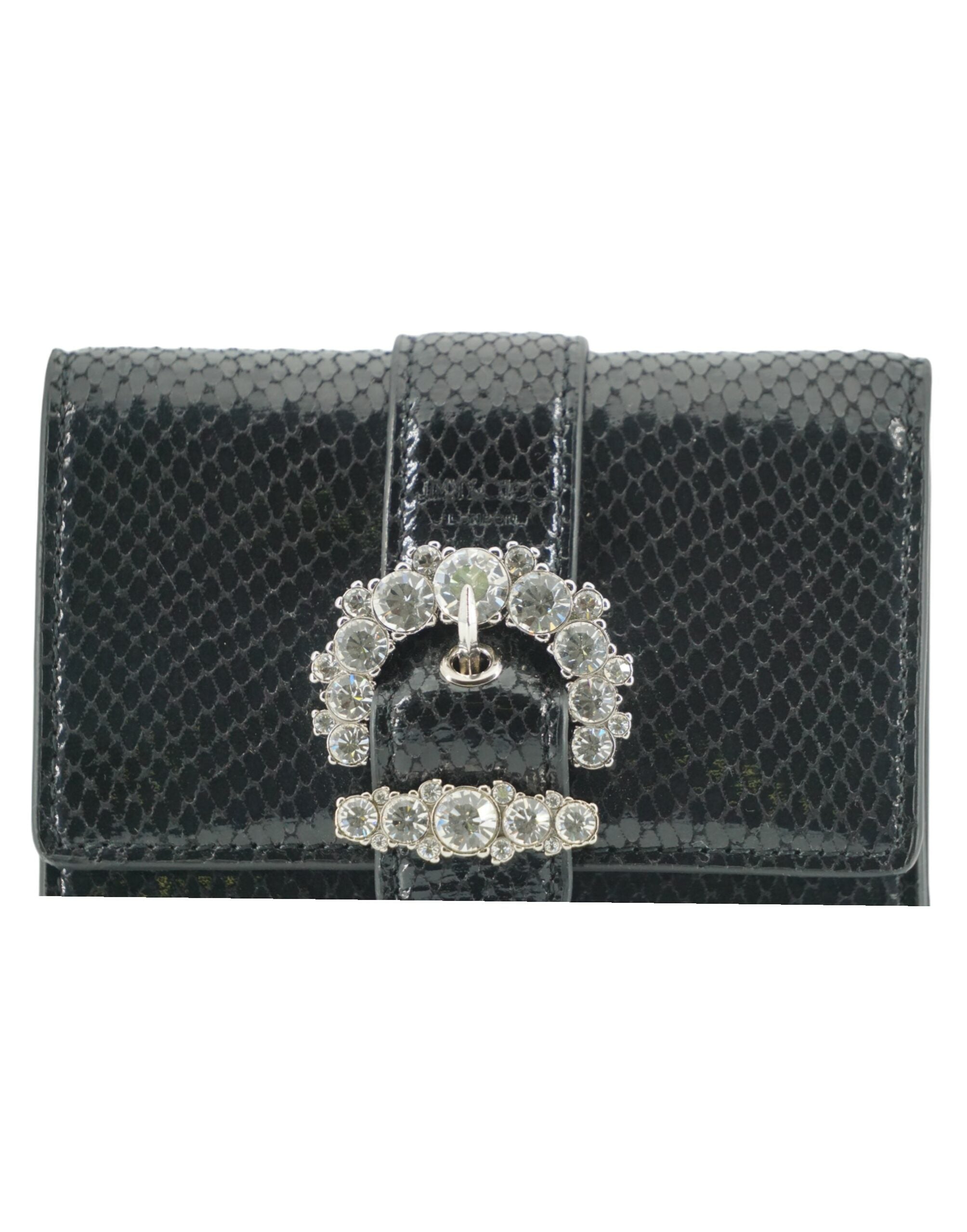 Jimmy Choo Black Leather Cheri Wallet - Luksusmuotia Jimmy Choo - Tutustu YVES JAVANNI® 