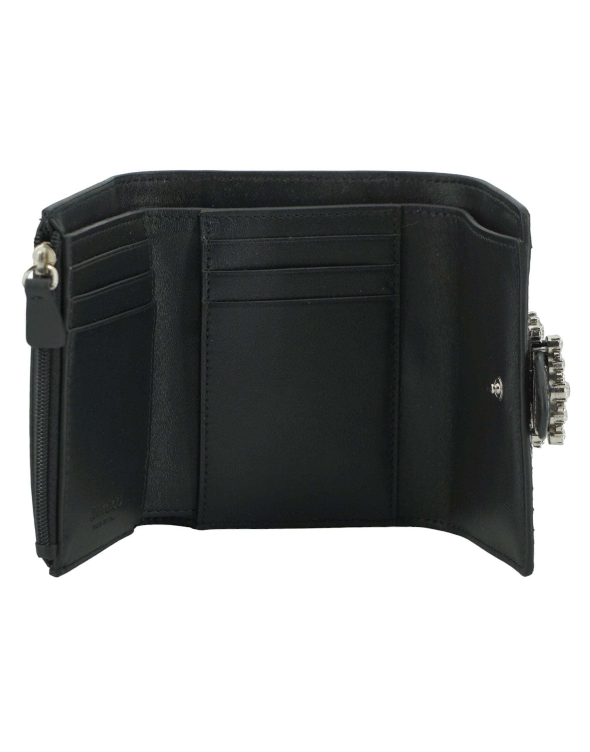 Jimmy Choo Black Leather Cheri Wallet - Luksusmuotia Jimmy Choo - Tutustu YVES JAVANNI® 