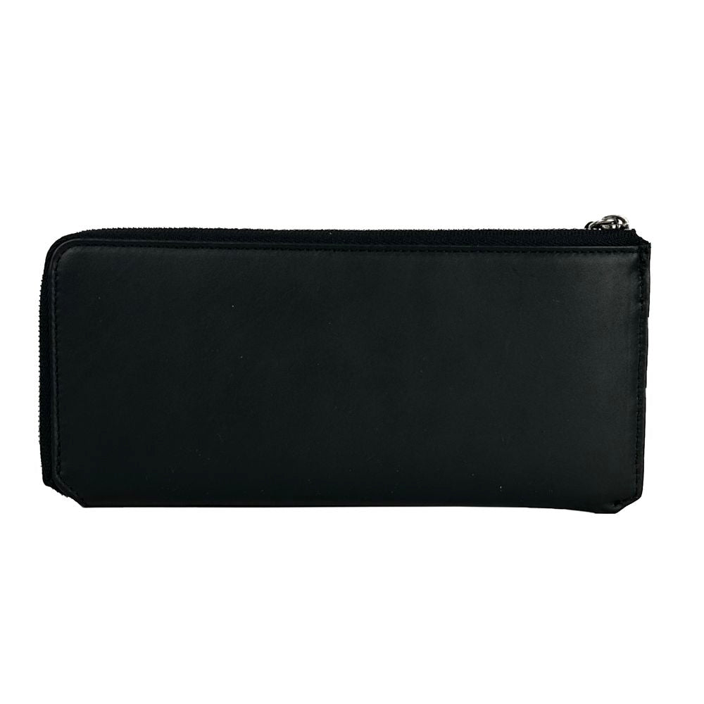 Baldinini Trend Elegant Black Leather Travel Organizer - Luksusmuotia Baldinini Trend - Tutustu YVES JAVANNI® 