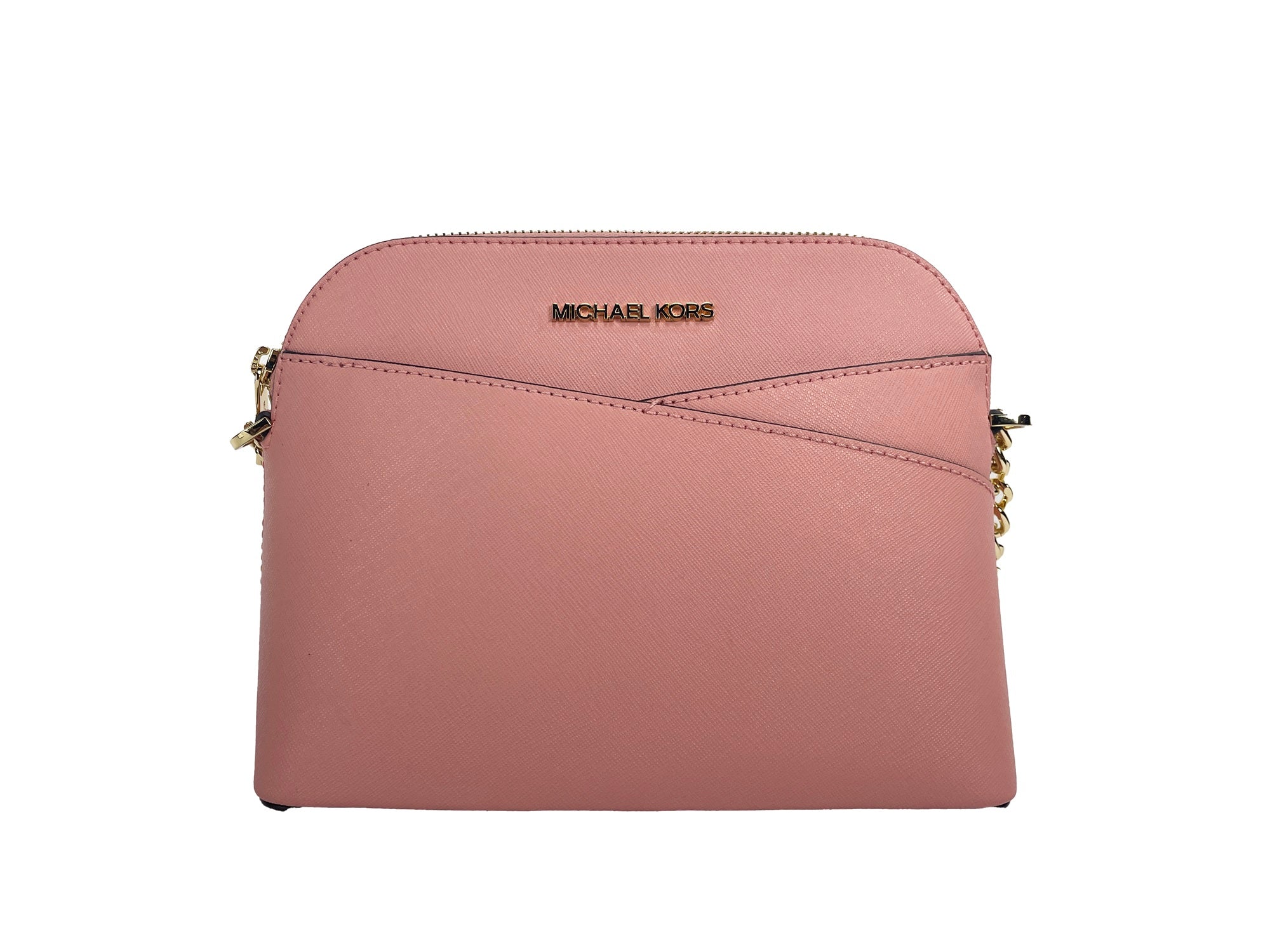 Michael Kors Jet Set Medium Primrose Saffiano Leather X Dome Crossbody Bag Purse - Luksusmuotia Michael Kors - Tutustu YVES JAVANNI® 