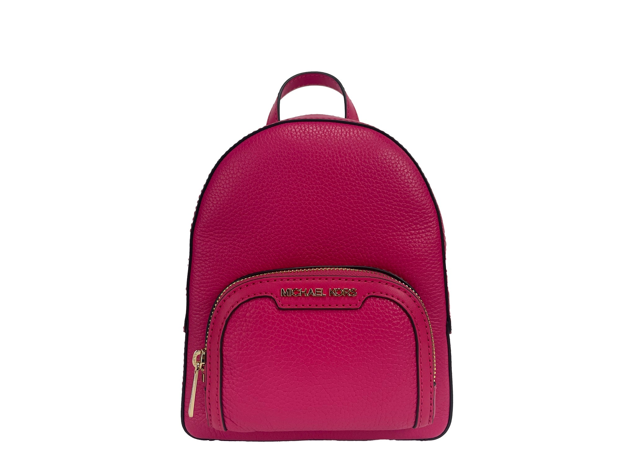 Michael Kors Jaycee Mini XS Pebbled Leather Zip Pocket Backpack Bag - Luksusmuotia Michael Kors - Tutustu YVES JAVANNI® 