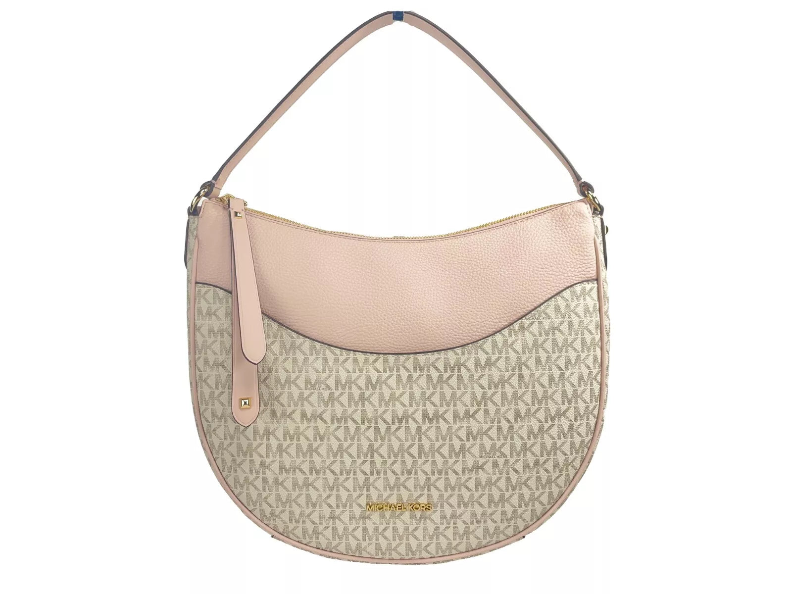 Michael Kors Large Dover Half Moon Crossbody Bag Purse Powder Blush Multi - Luksusmuotia Michael Kors - Tutustu YVES JAVANNI® 