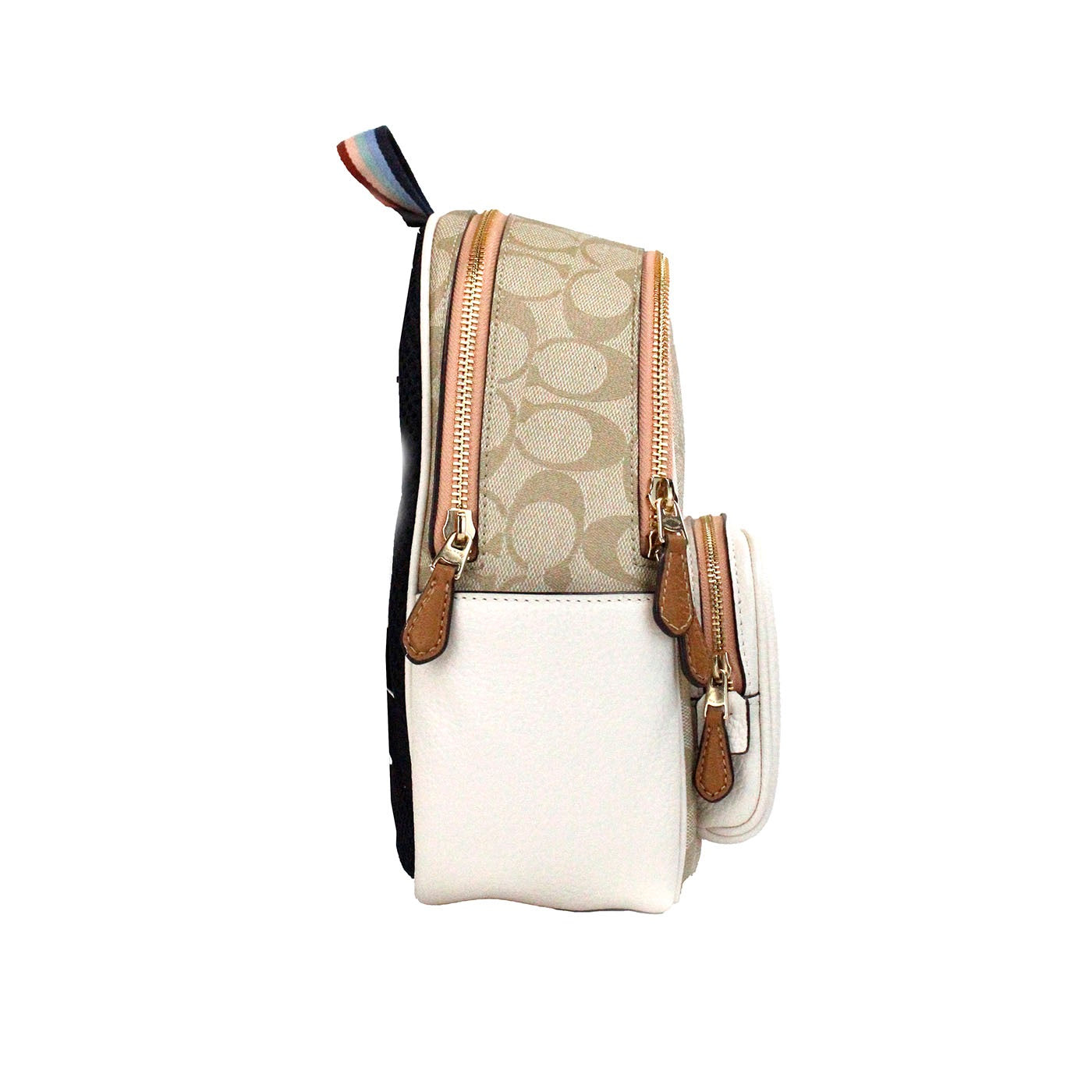 COACH Mini Court Signature Pear Motif Shoulder Backpack Bookbag Bag Chalk Taffy - Luksusmuotia COACH - Tutustu YVES JAVANNI® 