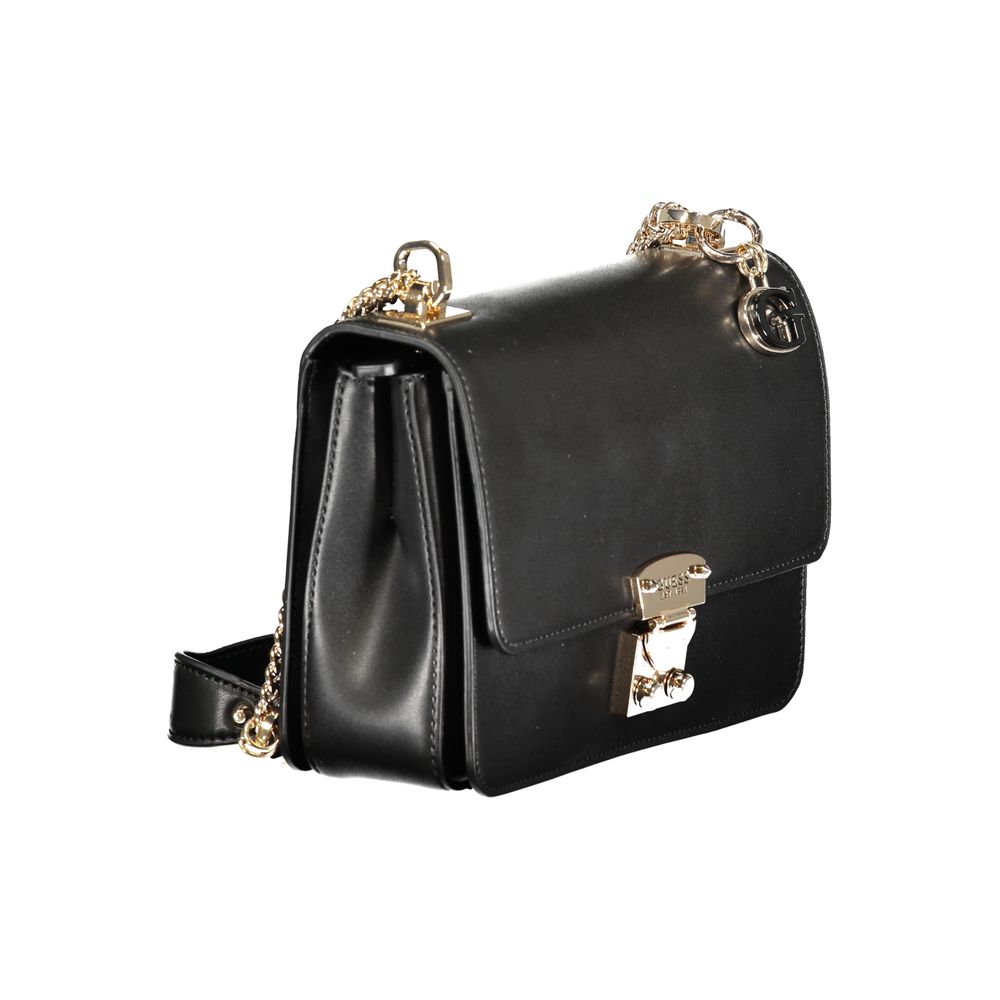 Guess Black Polyethylene Handbag - Luksusmuotia Guess Jeans - Tutustu YVES JAVANNI® 