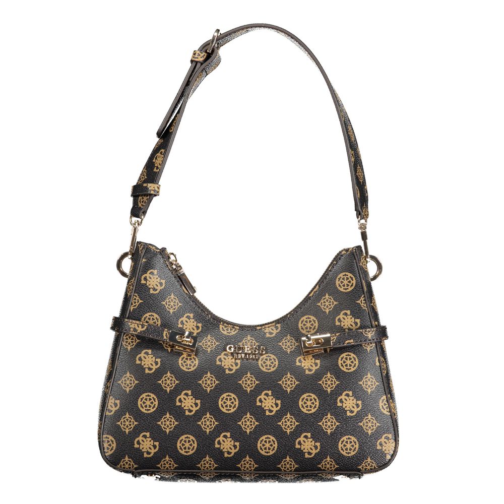 Guess Brown Polyethylene Handbag - Luksusmuotia Guess Jeans - Tutustu YVES JAVANNI® 