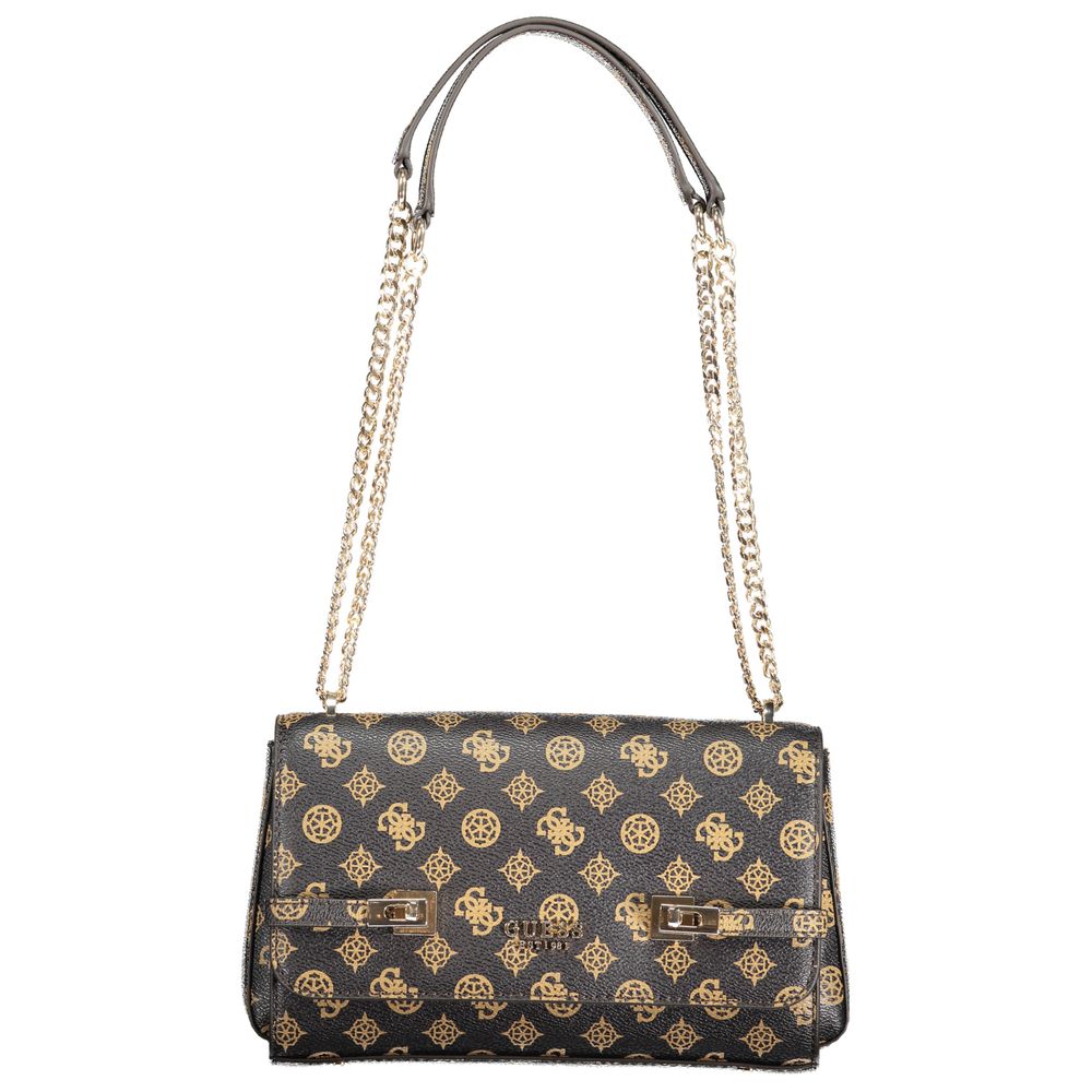 Guess Brown Polyethylene Handbag - Luksusmuotia Guess Jeans - Tutustu YVES JAVANNI® 