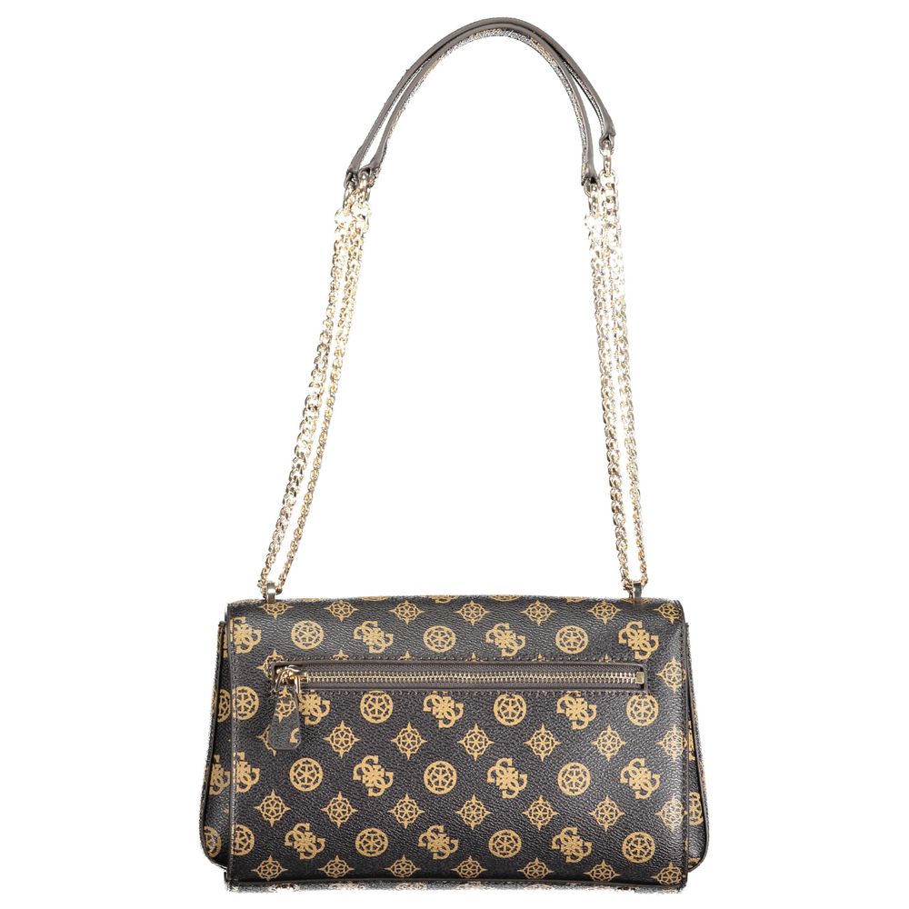 Guess Brown Polyethylene Handbag - Luksusmuotia Guess Jeans - Tutustu YVES JAVANNI® 