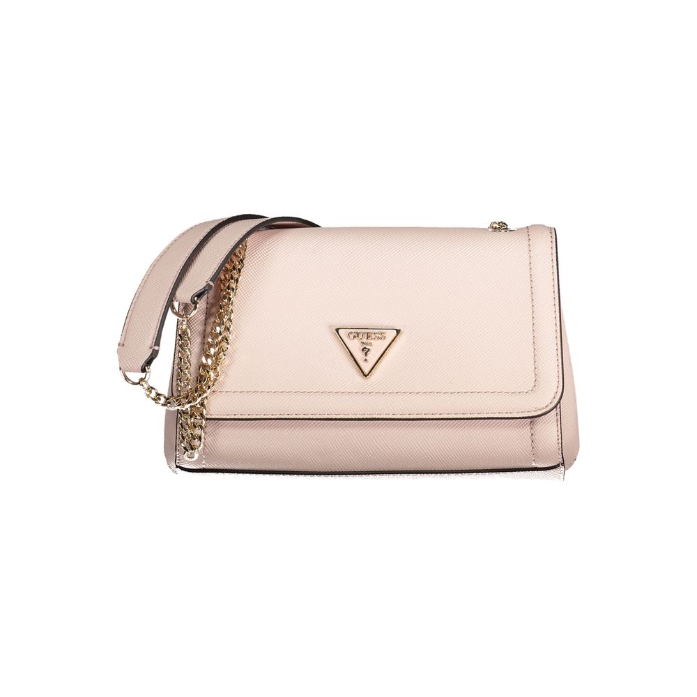 Guess Pink Polyethylene Handbag - Luksusmuotia Guess Jeans - Tutustu YVES JAVANNI® 