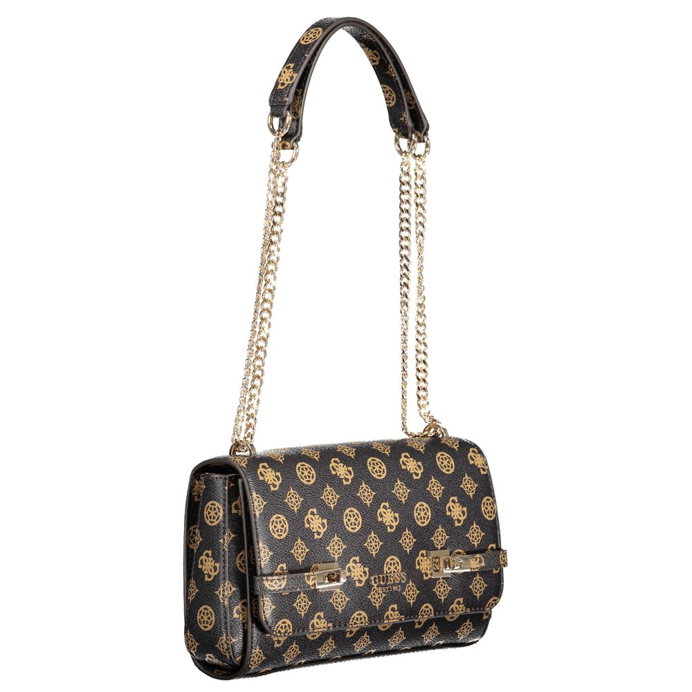 Guess Brown Polyethylene Handbag - Luksusmuotia Guess Jeans - Tutustu YVES JAVANNI® 