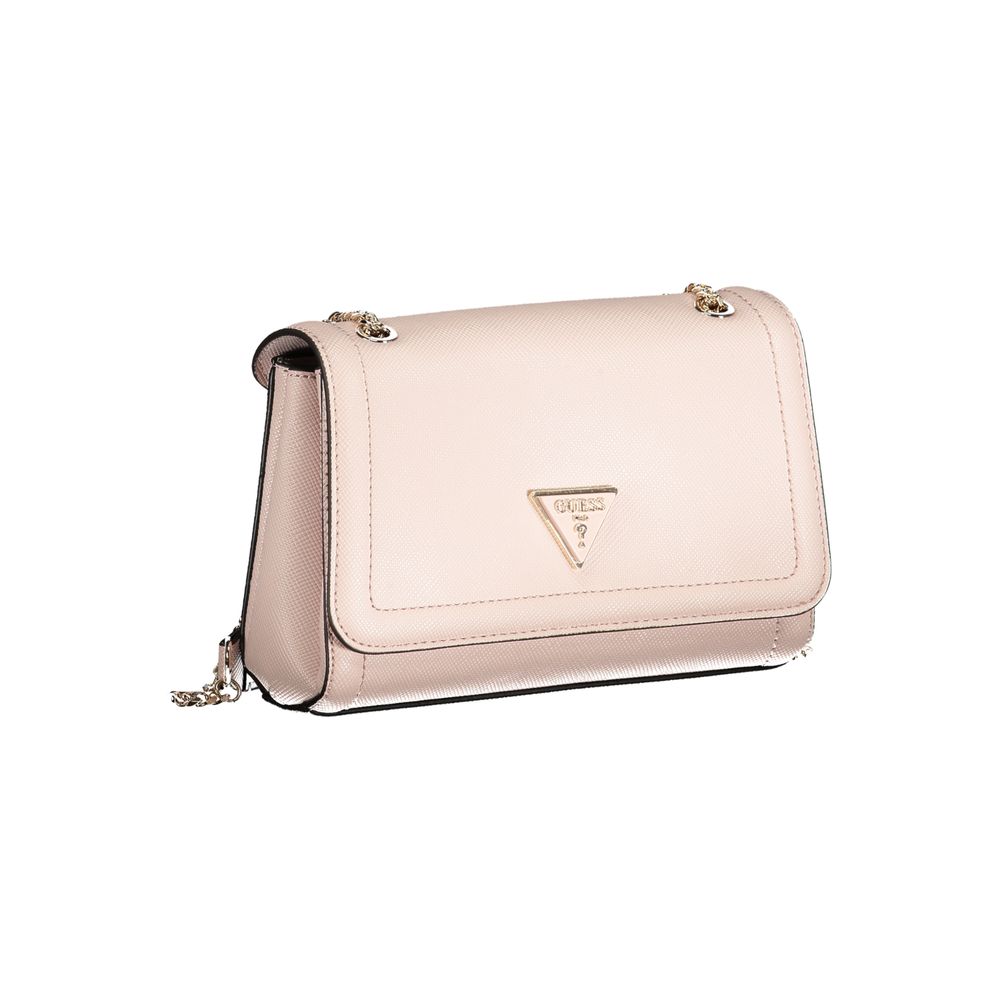 Guess Pink Polyethylene Handbag - Luksusmuotia Guess Jeans - Tutustu YVES JAVANNI® 