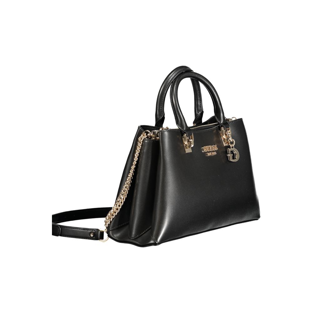 Guess Black Polyethylene Handbag - Luksusmuotia Guess Jeans - Tutustu YVES JAVANNI® 