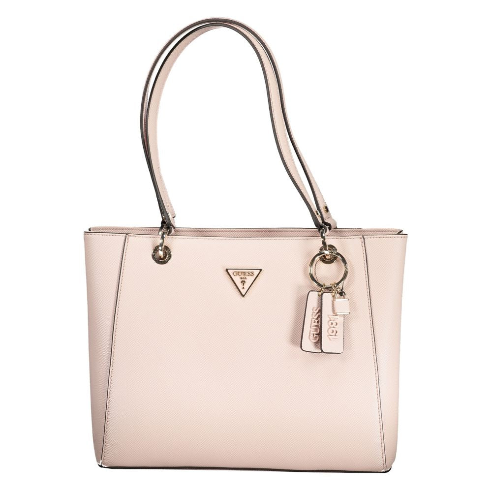 Guess Pink Polyethylene Handbag - Luksusmuotia Guess Jeans - Tutustu YVES JAVANNI® 