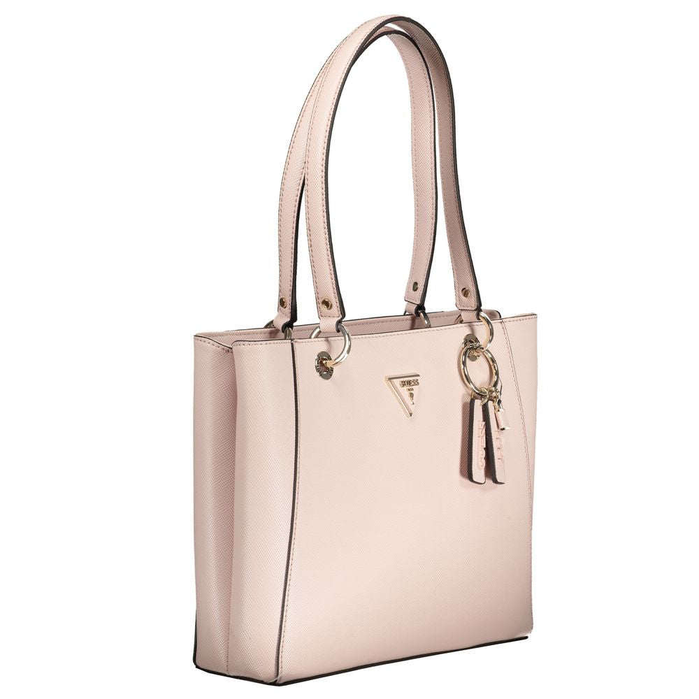 Guess Pink Polyethylene Handbag - Luksusmuotia Guess Jeans - Tutustu YVES JAVANNI® 