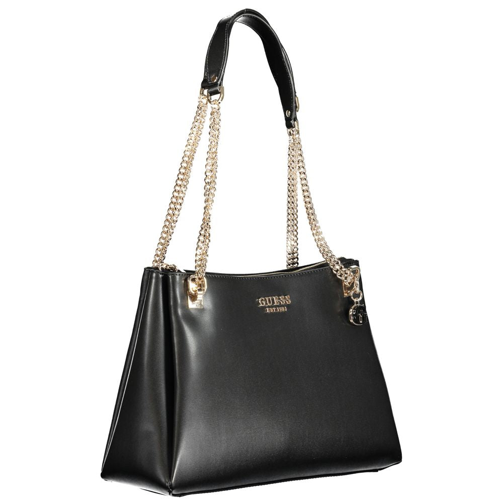 Guess Black Polyethylene Handbag - Luksusmuotia Guess Jeans - Tutustu YVES JAVANNI® 