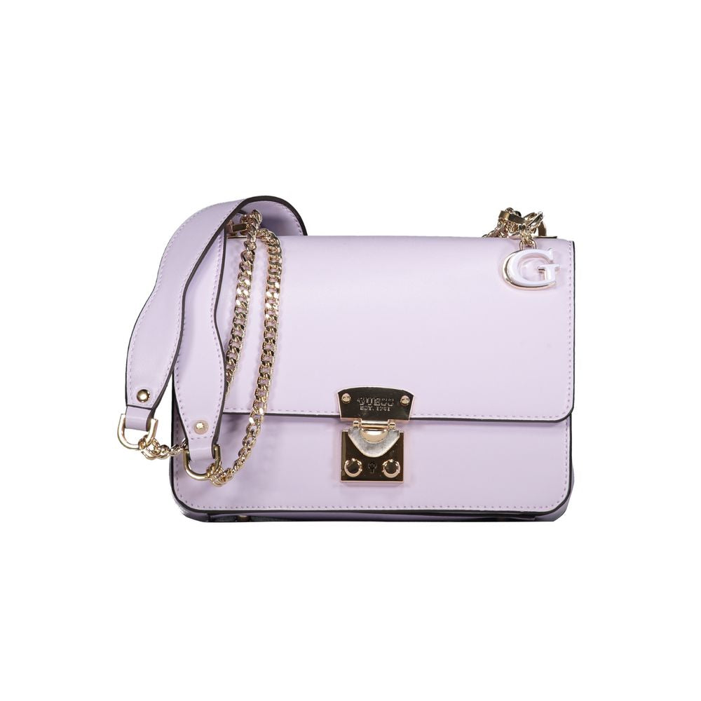 Guess Purple Polyethylene Handbag - Luksusmuotia Guess Jeans - Tutustu YVES JAVANNI® 