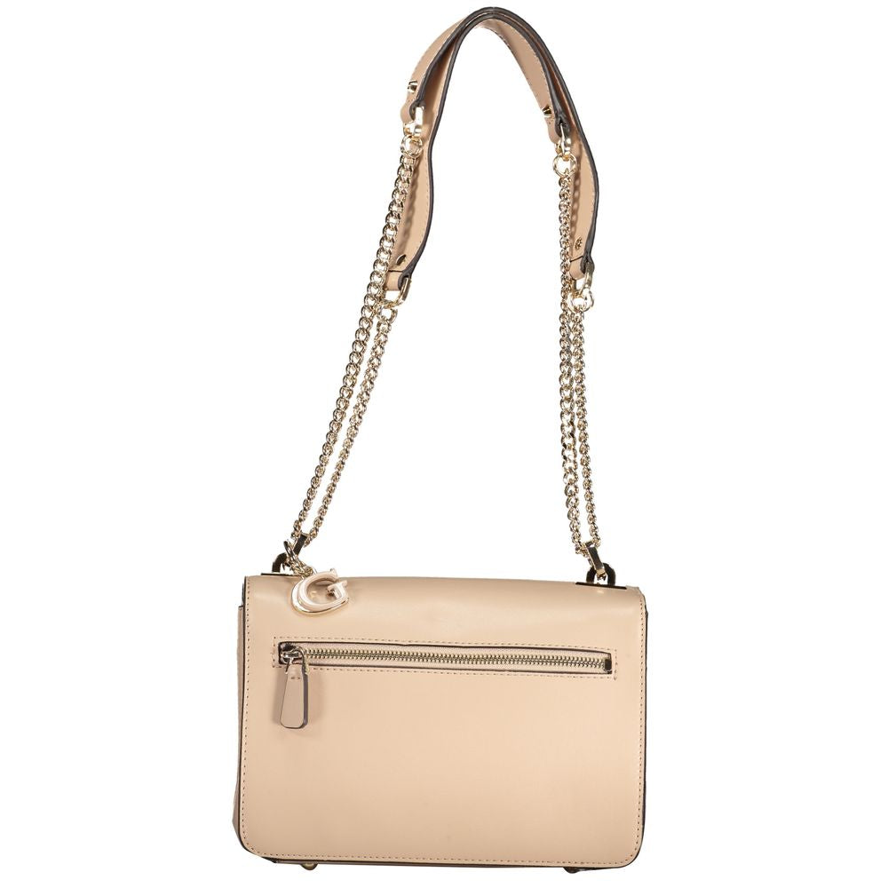 Guess Beige Polyethylene Handbag - Luksusmuotia Guess Jeans - Tutustu YVES JAVANNI® 