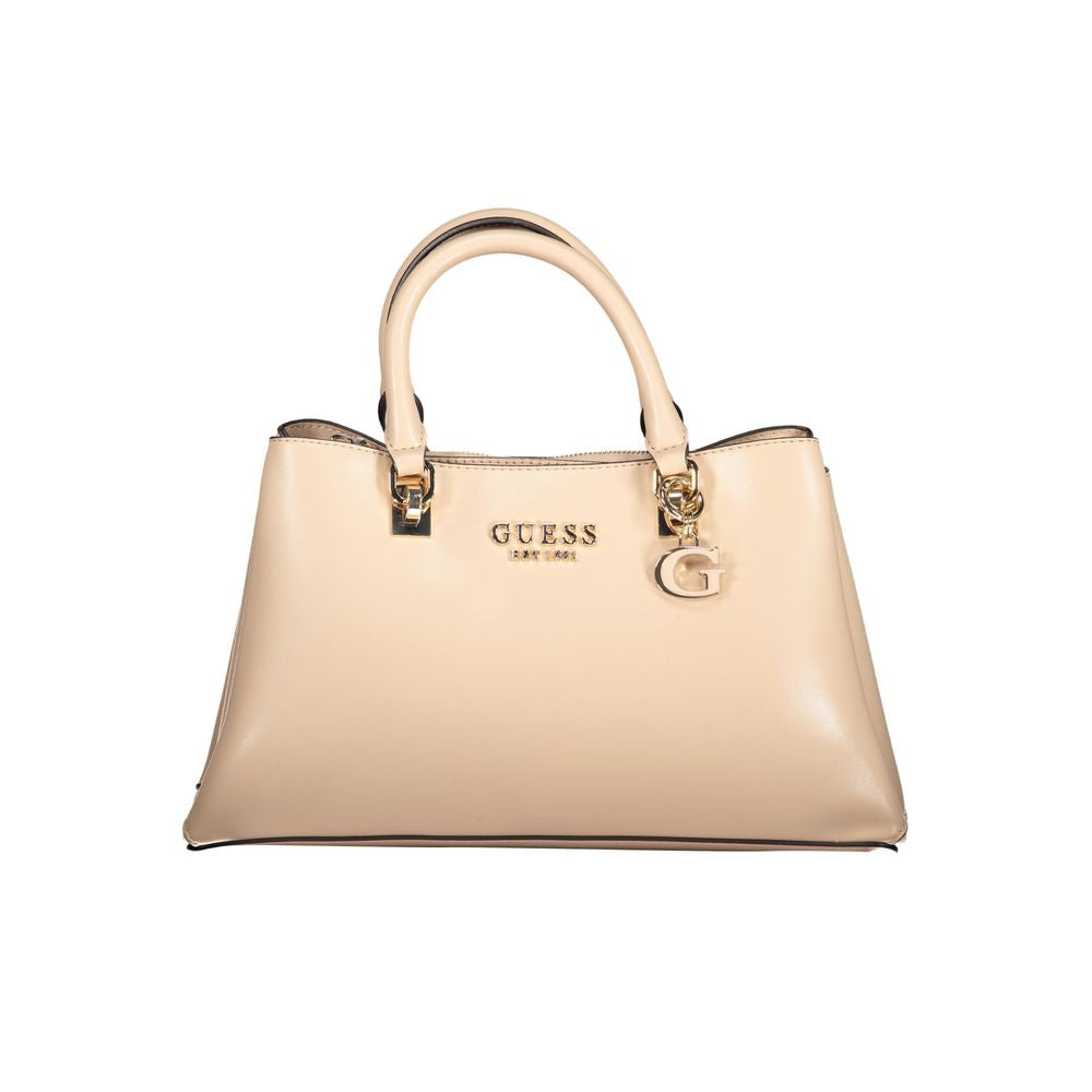 Guess Beige Polyethylene Handbag - Luksusmuotia Guess Jeans - Tutustu YVES JAVANNI® 