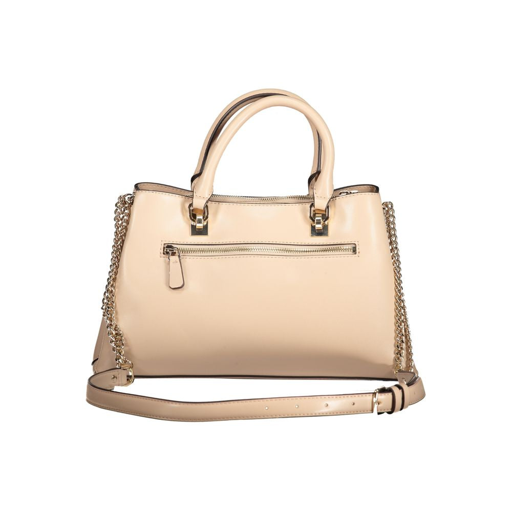 Guess Beige Polyethylene Handbag - Luksusmuotia Guess Jeans - Tutustu YVES JAVANNI® 