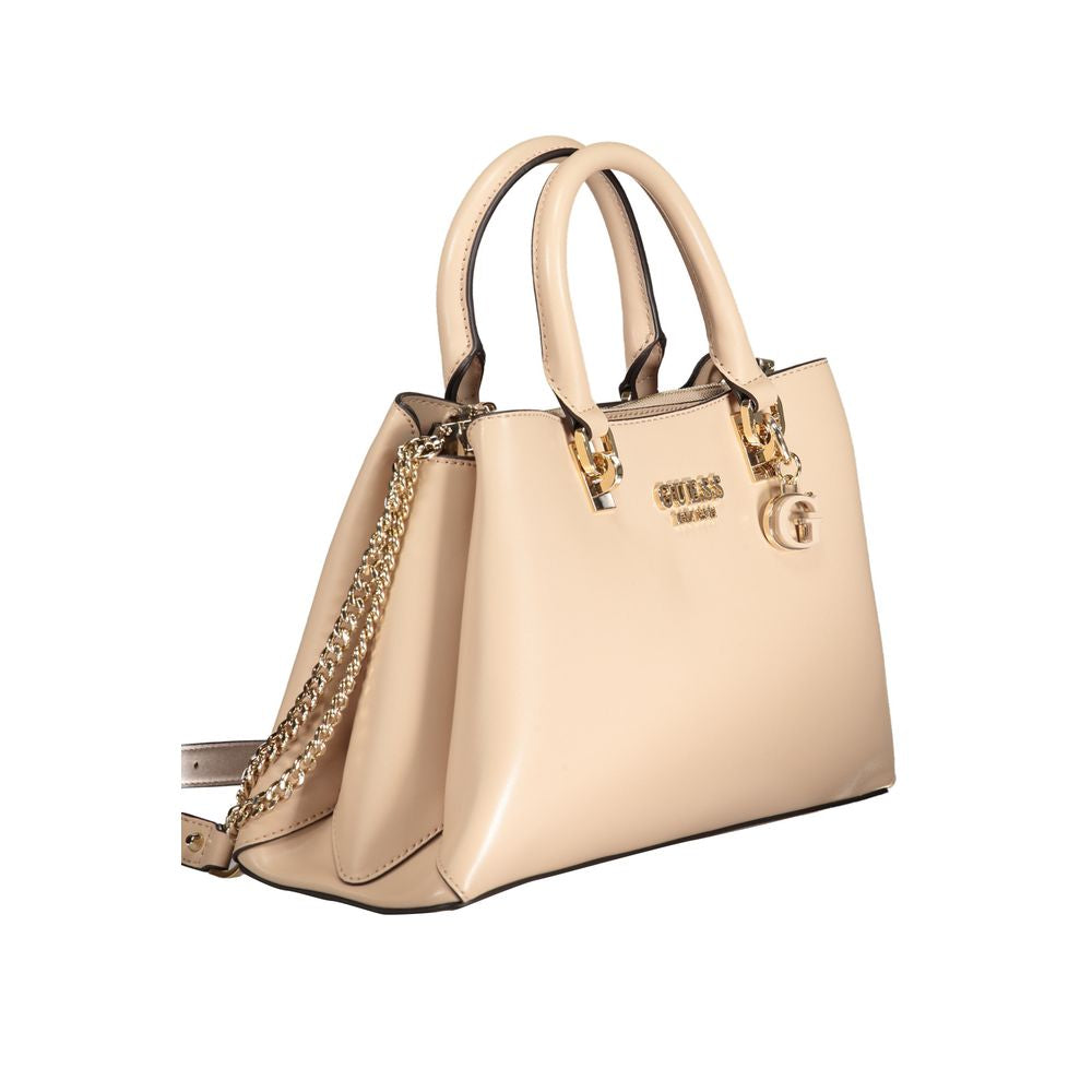 Guess Beige Polyethylene Handbag - Luksusmuotia Guess Jeans - Tutustu YVES JAVANNI® 