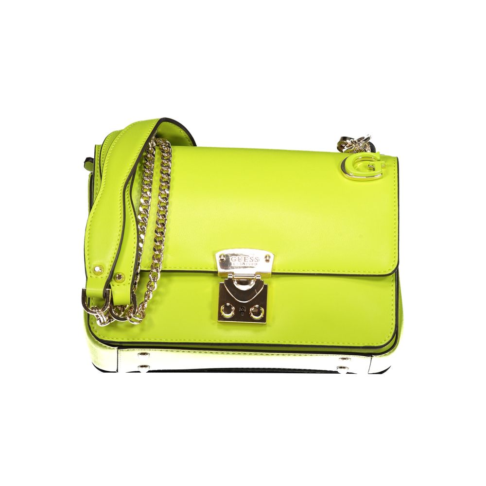 Guess Jeans Green Polyethylene Handbag - Luksusmuotia Guess Jeans - Tutustu YVES JAVANNI® 