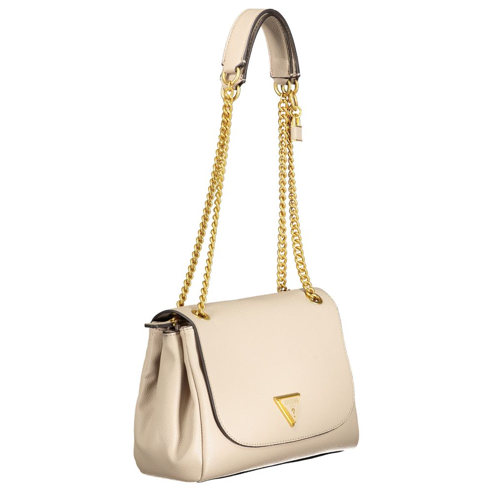 Guess Beige Polyethylene Handbag - Luksusmuotia Guess Jeans - Tutustu YVES JAVANNI® 