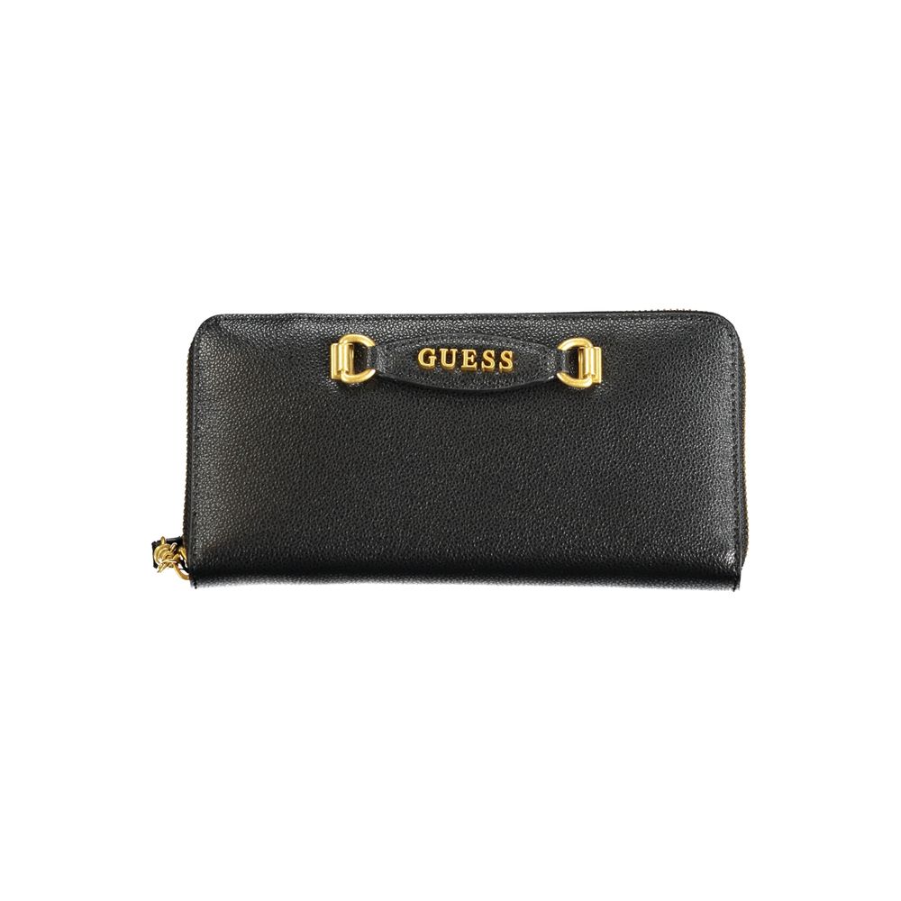 Guess Jeans Black Polyethylene Wallet - Luksusmuotia Guess Jeans - Tutustu YVES JAVANNI® 