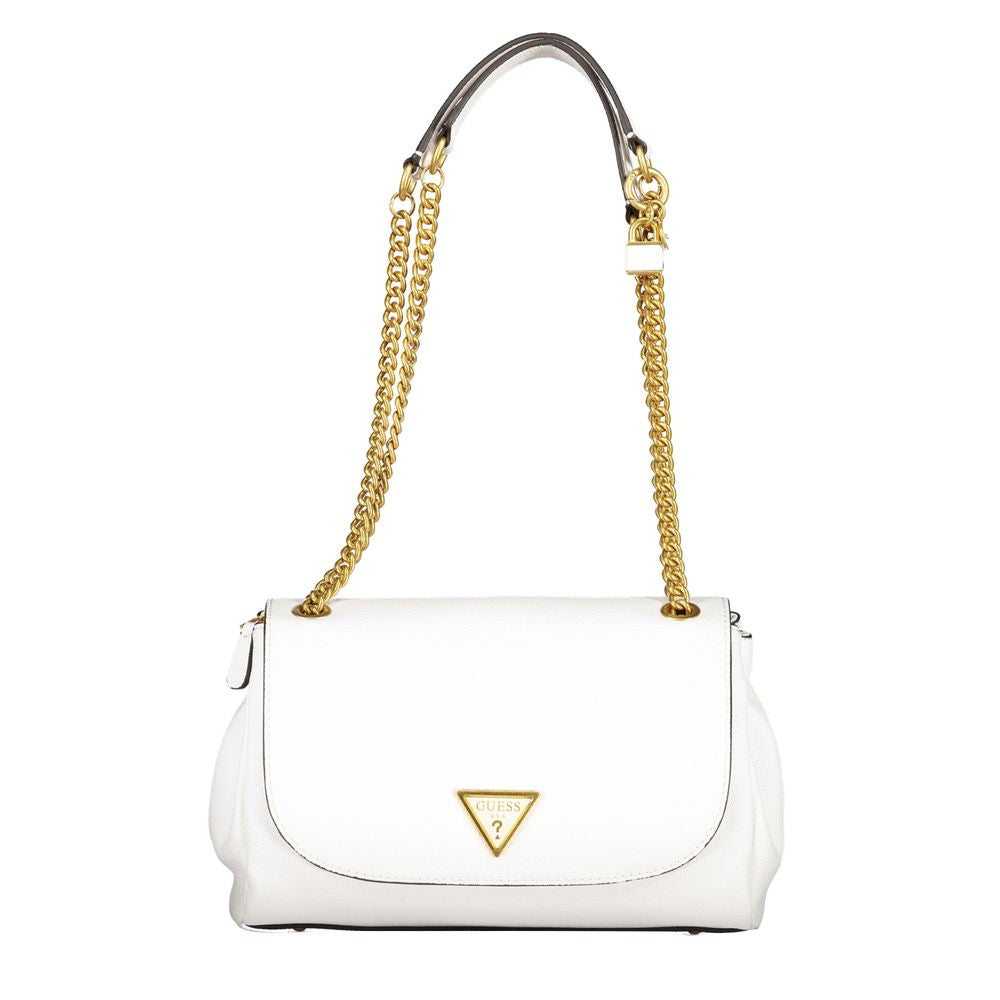 Guess White Polyethylene Handbag - Luksusmuotia Guess Jeans - Tutustu YVES JAVANNI® 