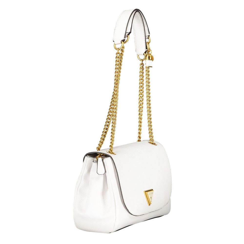 Guess White Polyethylene Handbag - Luksusmuotia Guess Jeans - Tutustu YVES JAVANNI® 