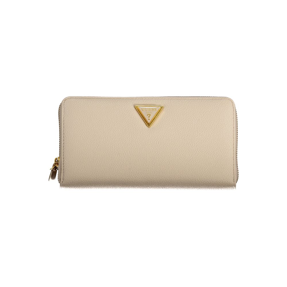 Guess Beige Polyethylene Wallet - Luksusmuotia Guess Jeans - Tutustu YVES JAVANNI® 