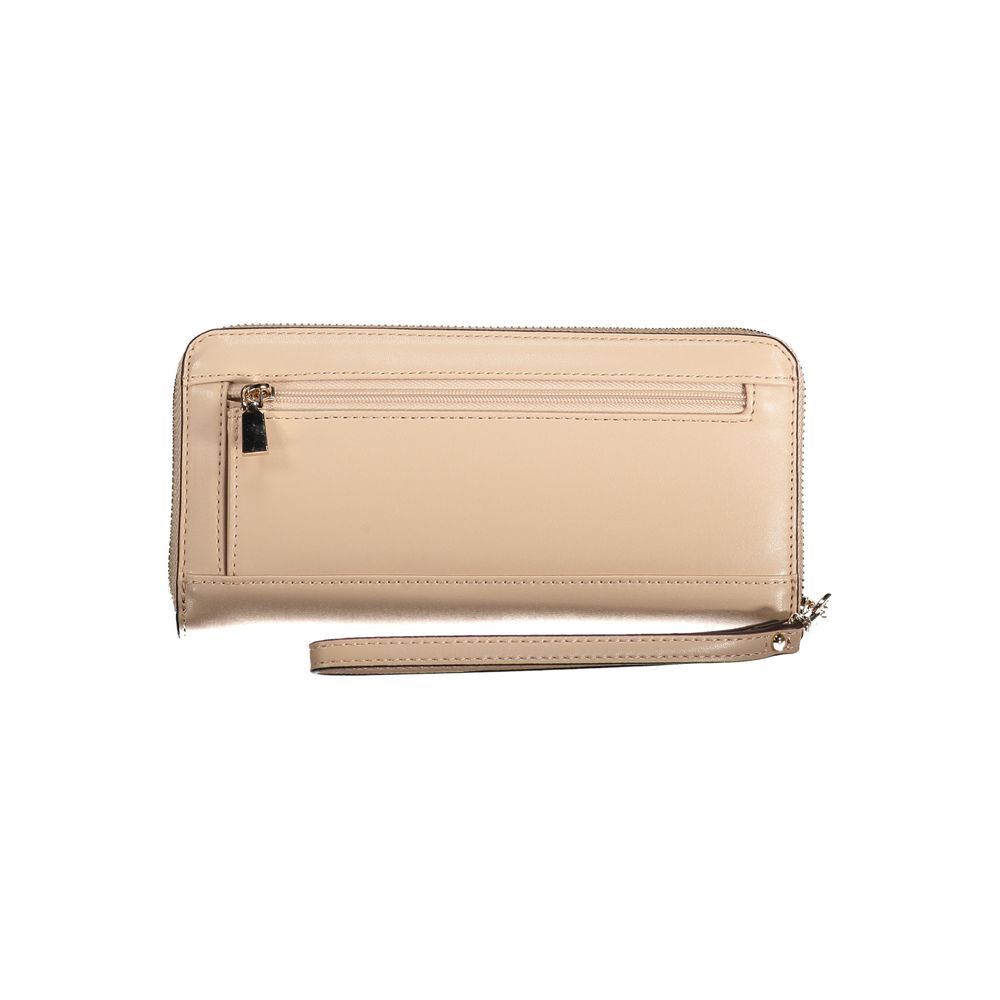 Guess Beige Polyethylene Wallet - Luksusmuotia Guess Jeans - Tutustu YVES JAVANNI® 