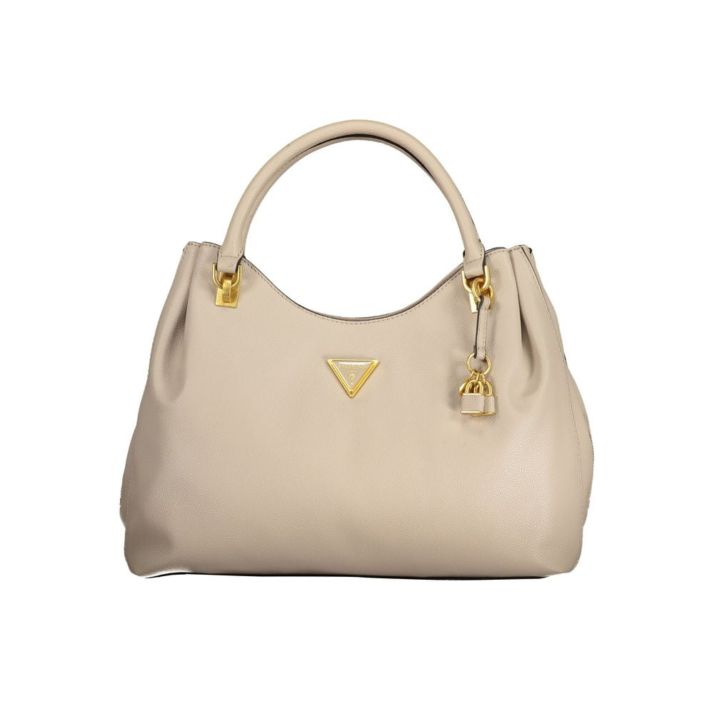 Guess Beige Polyethylene Handbag - Luxury from Guess Jeans - Shop at YVES JAVANNI