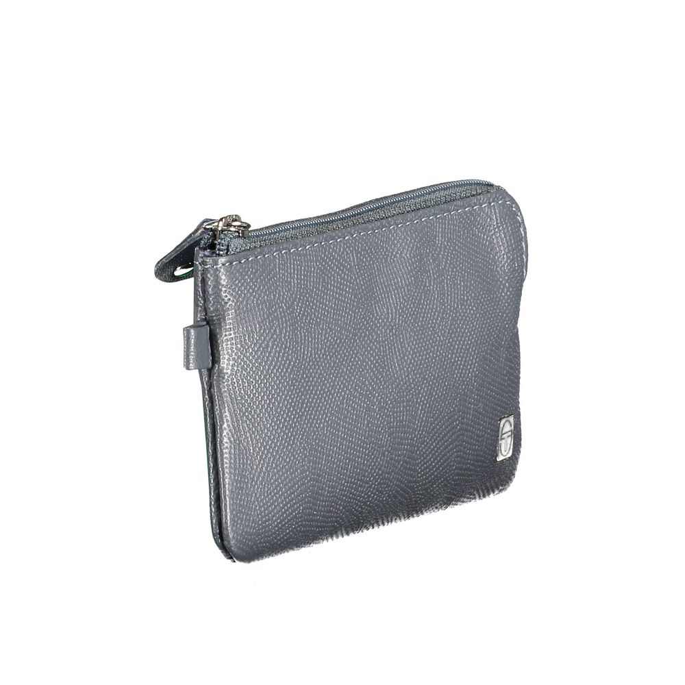 Sergio Tacchini Blue Leather Wallet - Luksusmuotia Sergio Tacchini - Tutustu YVES JAVANNI® 