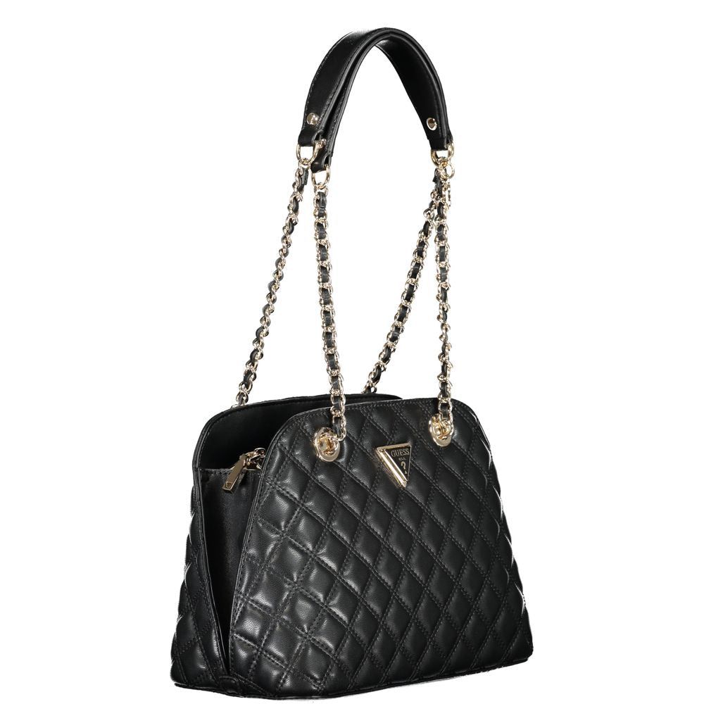 Guess Jeans Black Polyethylene Handbag - Luksusmuotia Guess Jeans - Tutustu YVES JAVANNI® 