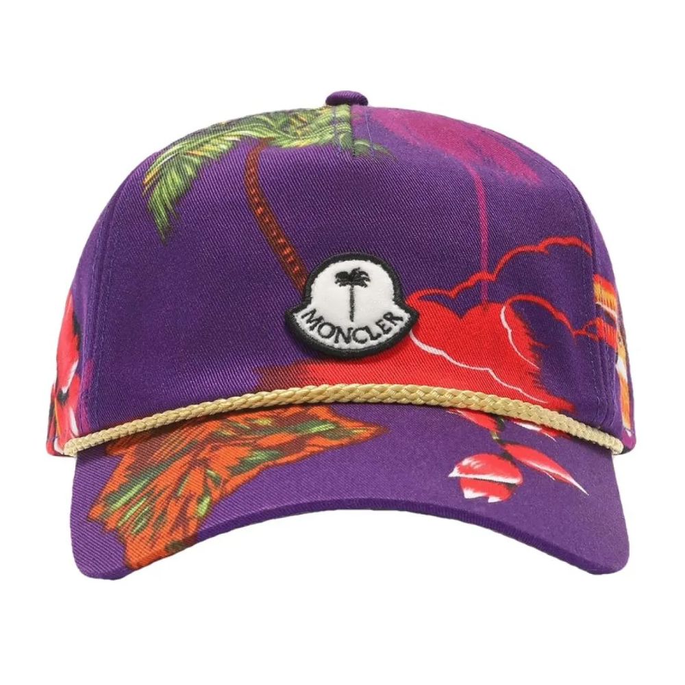 Moncler x Palm Angels Purple Cotton Hats & Cap - Luksusmuotia Moncler x Palm Angels - Tutustu YVES JAVANNI® 