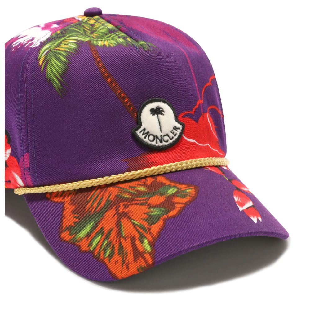 Moncler x Palm Angels Purple Cotton Hats & Cap - Luksusmuotia Moncler x Palm Angels - Tutustu YVES JAVANNI® 