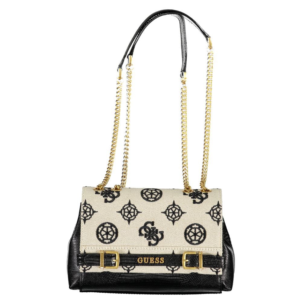 Guess Jeans Black Cotton Handbag - Luksusmuotia Guess Jeans - Tutustu YVES JAVANNI® 