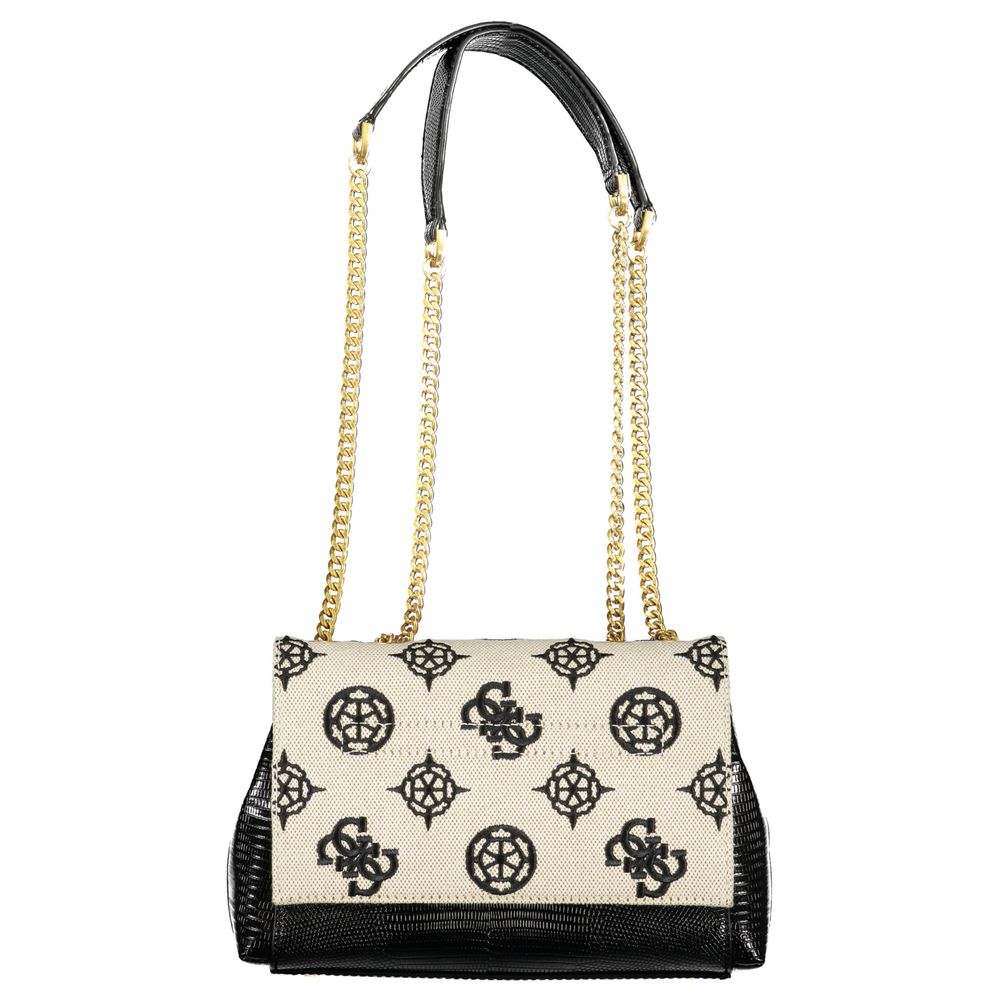 Guess Black Cotton Handbag - Luksusmuotia Guess Jeans - Tutustu YVES JAVANNI® 