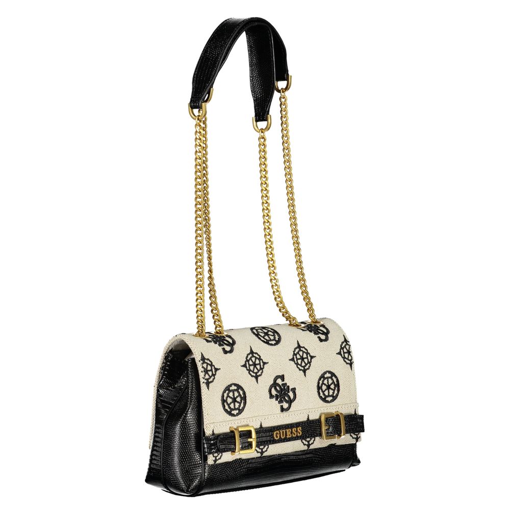 Guess Black Cotton Handbag - Luksusmuotia Guess Jeans - Tutustu YVES JAVANNI® 