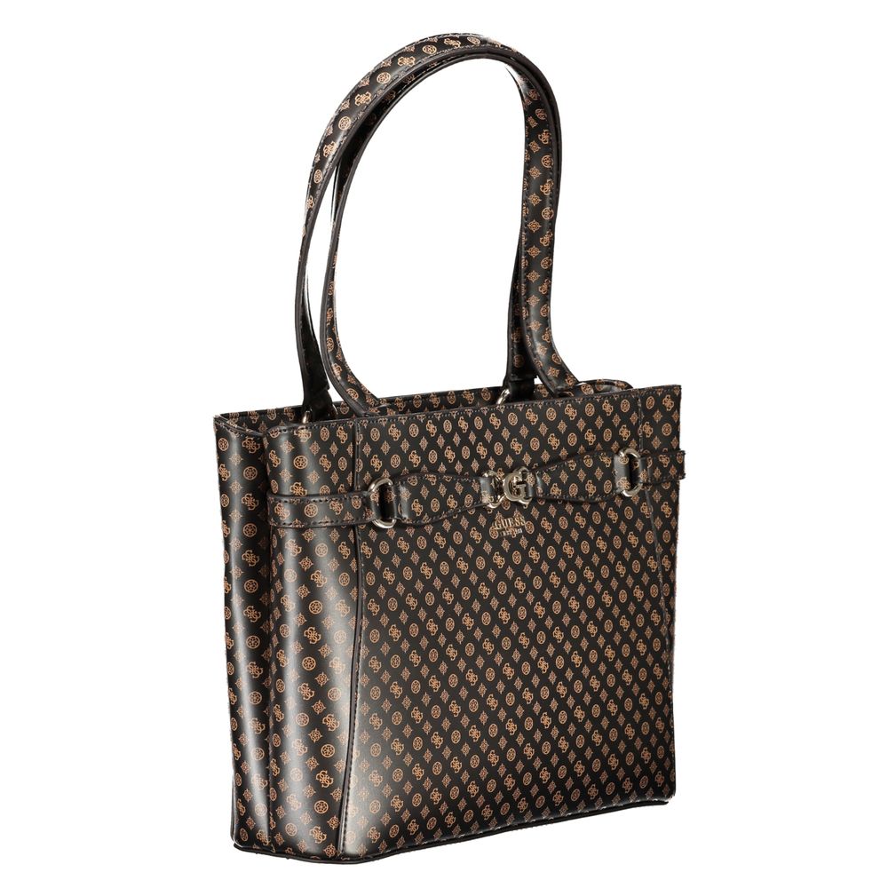 Guess Brown Polyethylene Handbag - Luksusmuotia Guess Jeans - Tutustu YVES JAVANNI® 