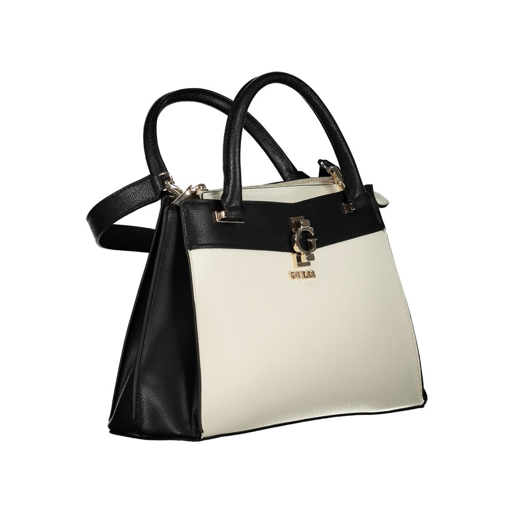 Guess White Polyethylene Handbag - Luksusmuotia Guess Jeans - Tutustu YVES JAVANNI® 