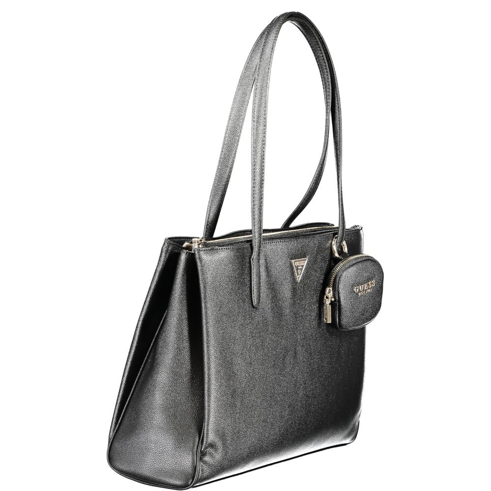 Guess Black Polyethylene Handbag - Luksusmuotia Guess Jeans - Tutustu YVES JAVANNI® 