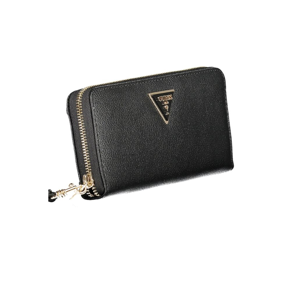 Guess Jeans Black Polyethylene Wallet - Luxury from Guess Jeans - Shop at YVES JAVANNI