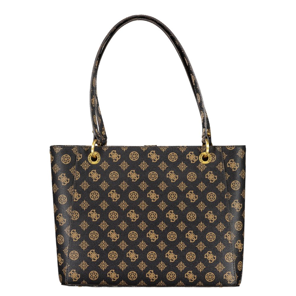 Guess Brown Polyethylene Handbag - Luksusmuotia Guess Jeans - Tutustu YVES JAVANNI® 